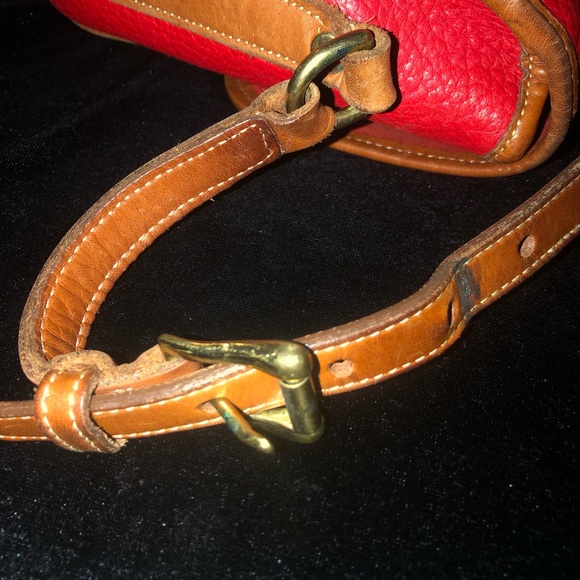 Vintage Dooney & Bourke All-Weather Leather Equestrian Crossbody Bag - Picture 7 of 14